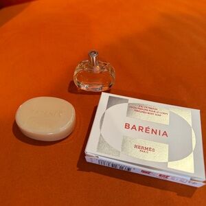 Hermes Barénia Soap and Perfume Set - Cream and Clear